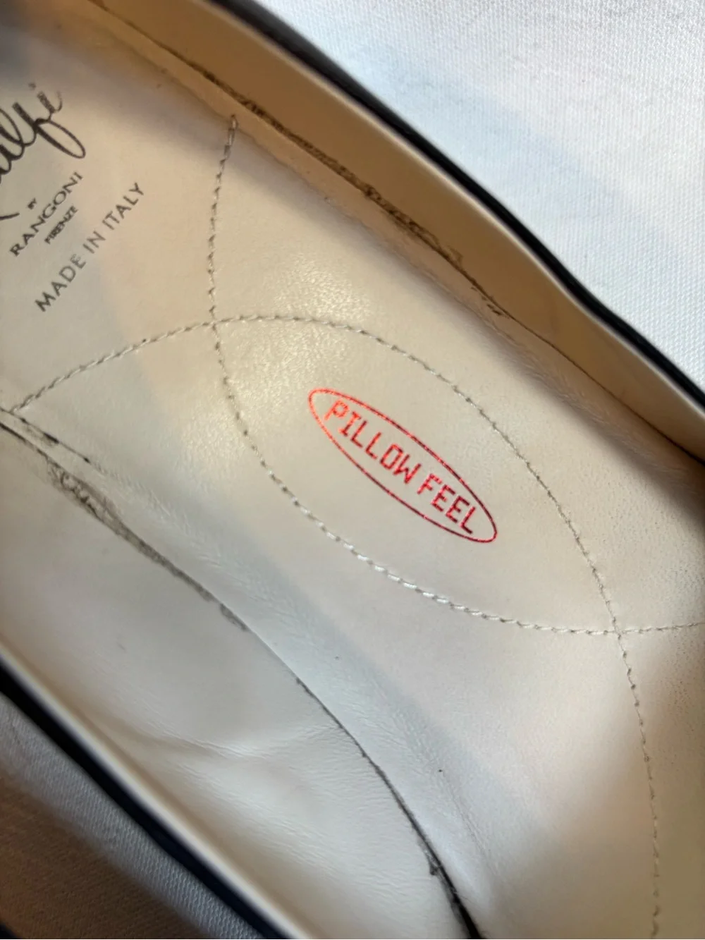 Amalfi Classic Black Italian Leather Women's Pumps, size 12.5, square toe